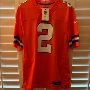 Nike Denver Broncos Surtain II NFL Orange Jersey